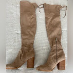 Marc Fisher Tan Over The Knee Boots